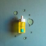 Hydrated Skin - yellow and white plastic bottle